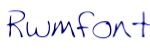 font image