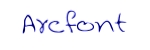 font image