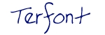 font image