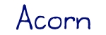 font image