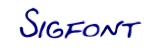 font image