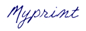 font image