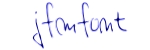 font image