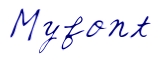 font image