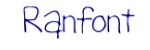 font image